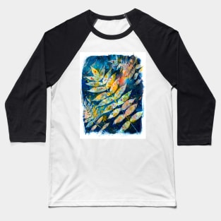 Botanical cyanotype 2 Baseball T-Shirt